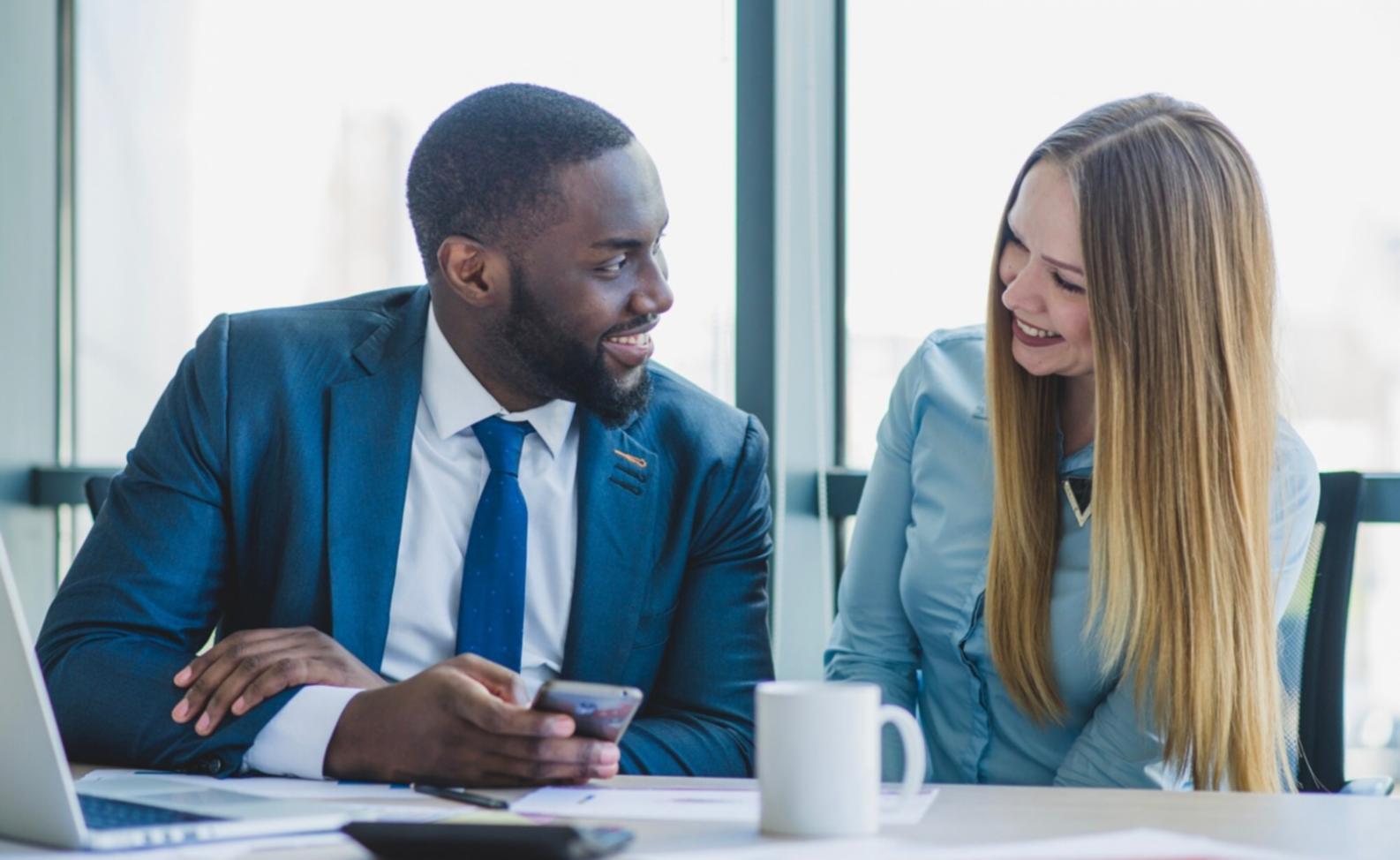 Professional financial planning session with charts and analysis